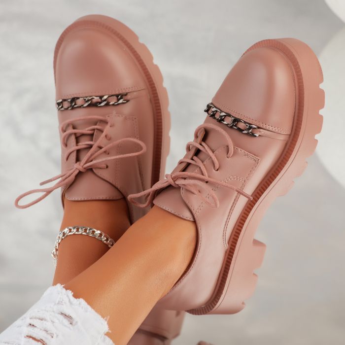 Ежедневни дамски обувки Lara розово # 9986