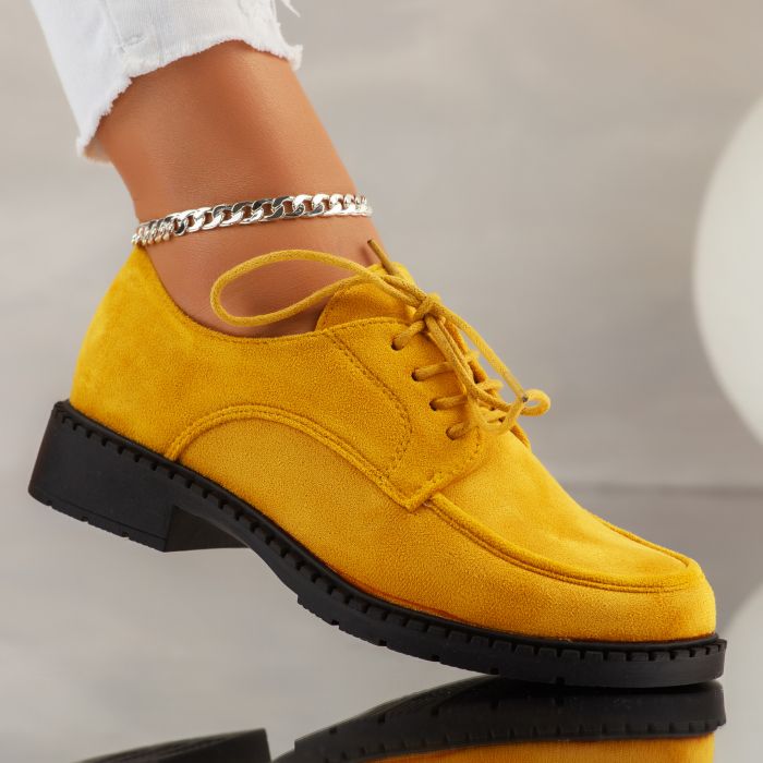 Ежедневни дамски обувки Venus жълто # 9997