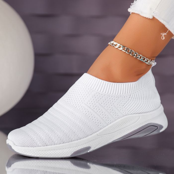 Дамски спортни обувки Leticia Бяла #10765
