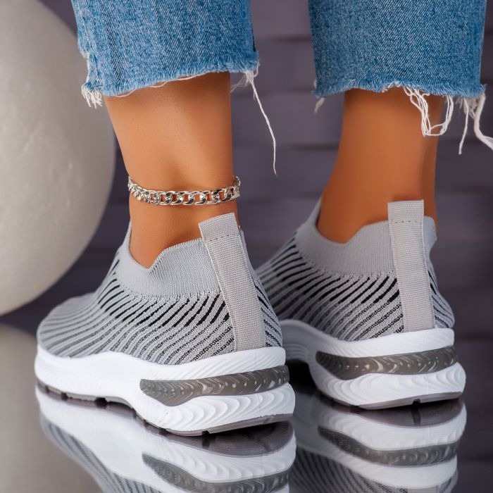 Дамски спортни обувки Isabele Сив #10763