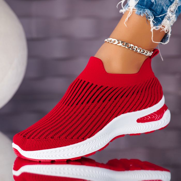 Дамски спортни обувки Isabele червен #10762