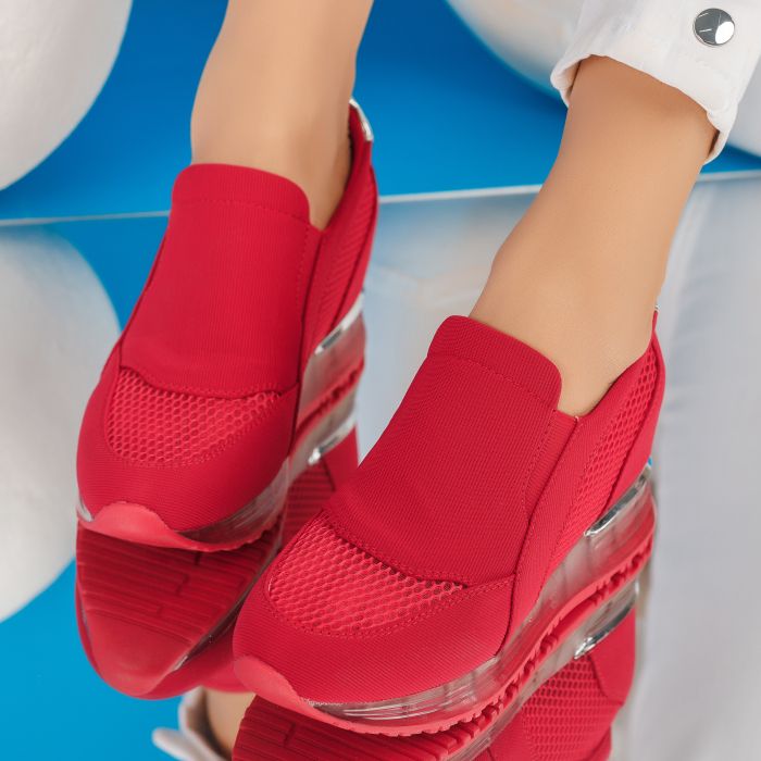Дамски спортни обувки Aurora червен #10970