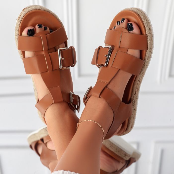 Дамски сандали  Debbie Кафяв #11320