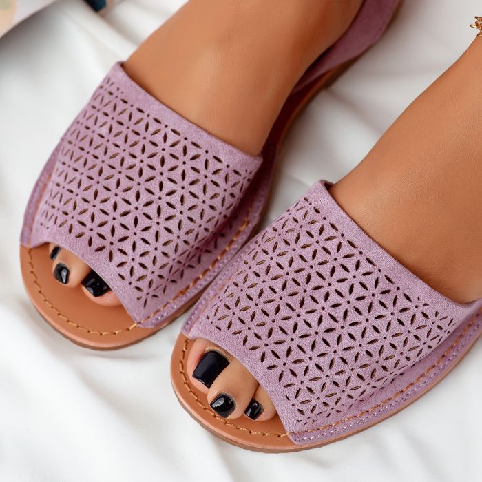 Дамски сандали  Melody лилаво #11414
