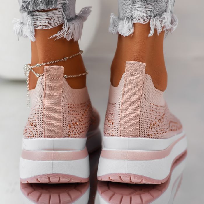 Дамски спортни обувки Ivory розово #11564