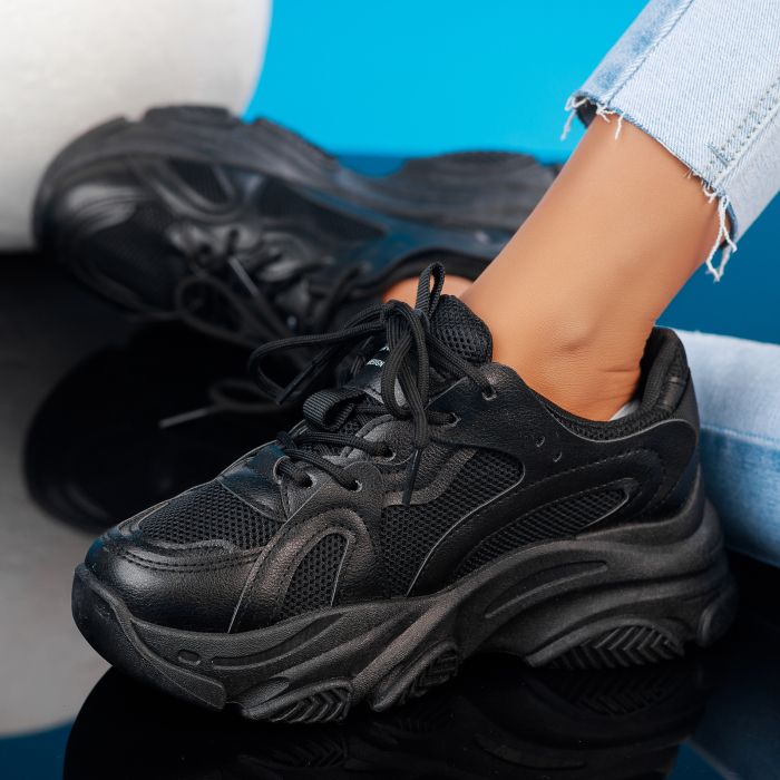 Дамски спортни обувки Черен #11854