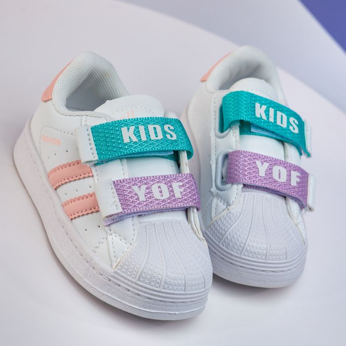 Спортни обувки за деца Show2 Бяло/Розово #12201