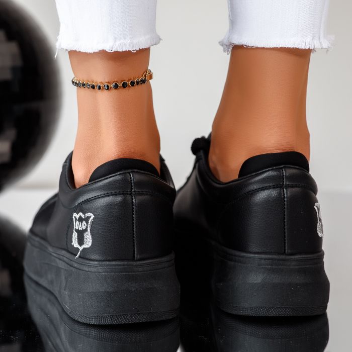 Дамски спортни обувки Carter черен/Сребро #12044