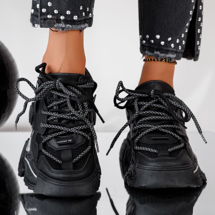 Дамски спортни обувки Viena черен #12018