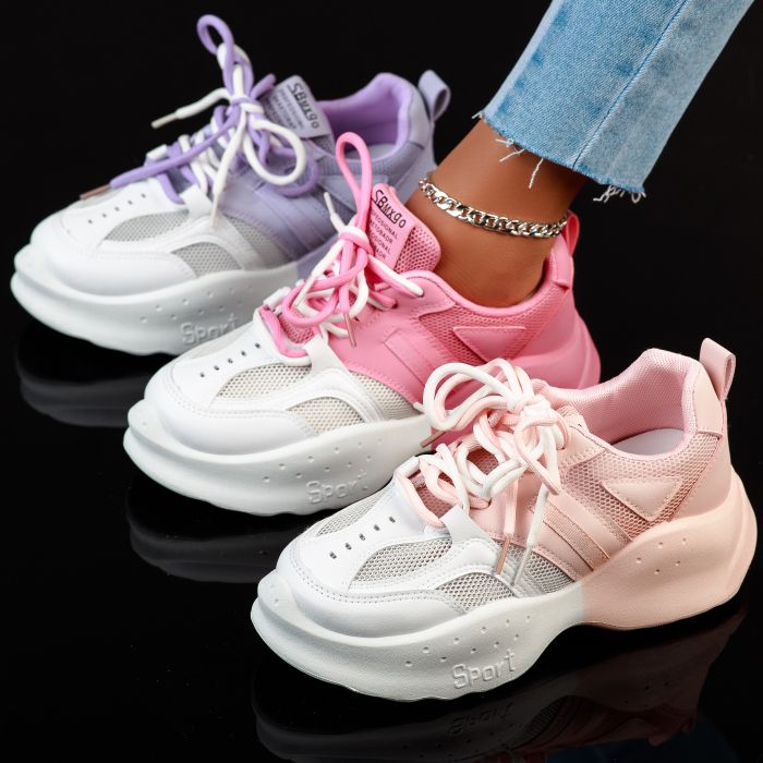 Дамски спортни обувки Lora Violet #12017
