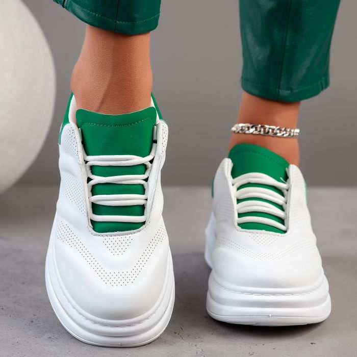 Дамски спортни обувки Mera Зелено #12087