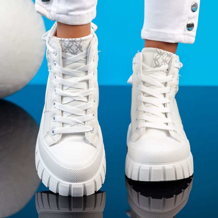 Дамски спортни обувки Dom Бяло #12076