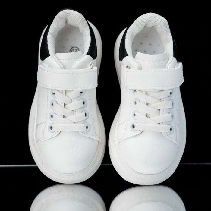 Спортни обувки за деца Peyton бяло/черен #12274