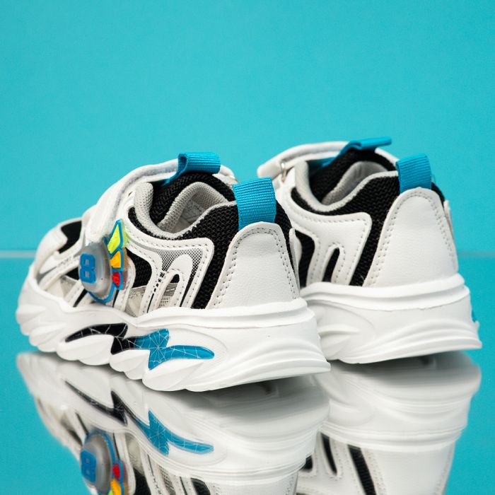 Спортни обувки за деца Jolie Бяло/черен #12207
