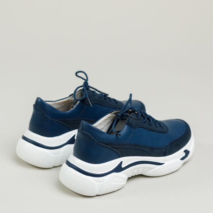 Természetes bőr cipő Kék Iris #12511