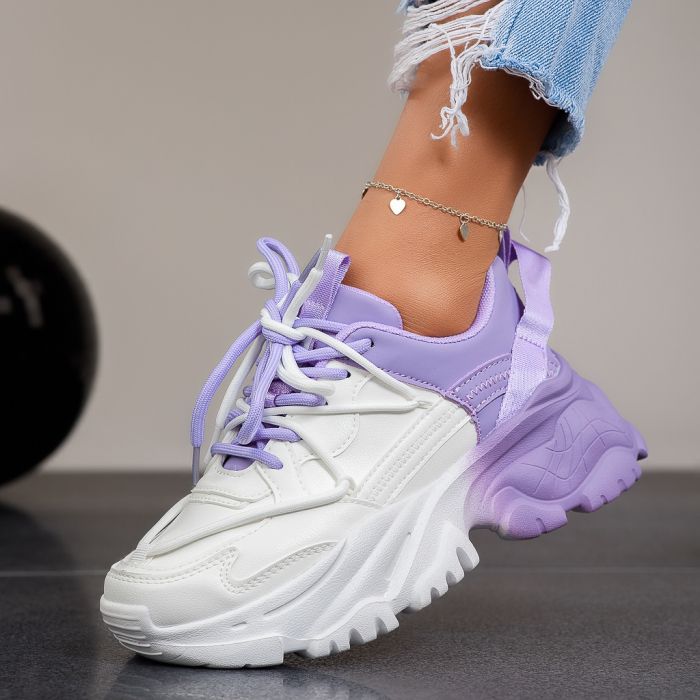 Дамски спортни обувки Saray лилаво #12442