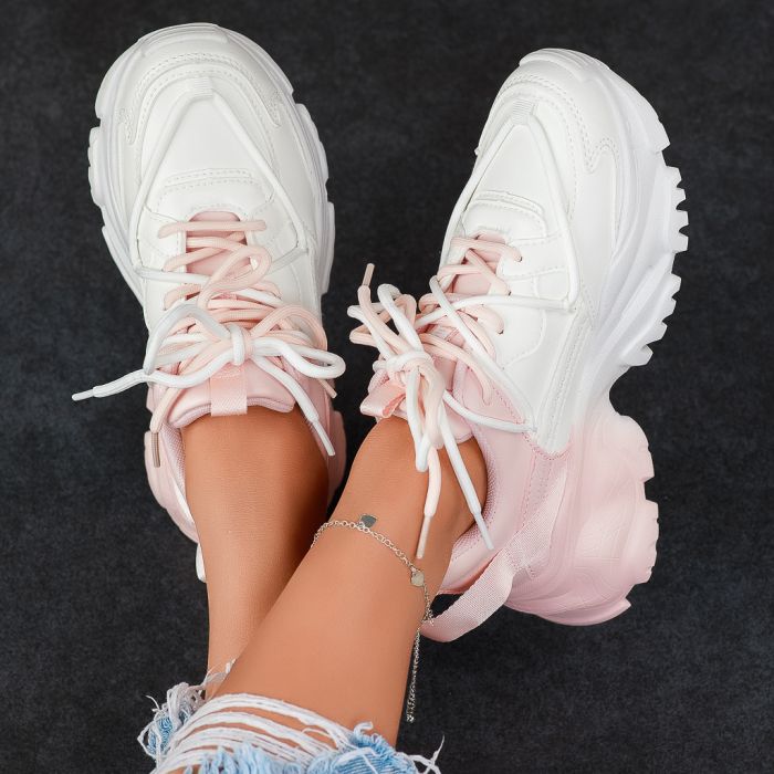 Дамски спортни обувки Saray Розово #12444