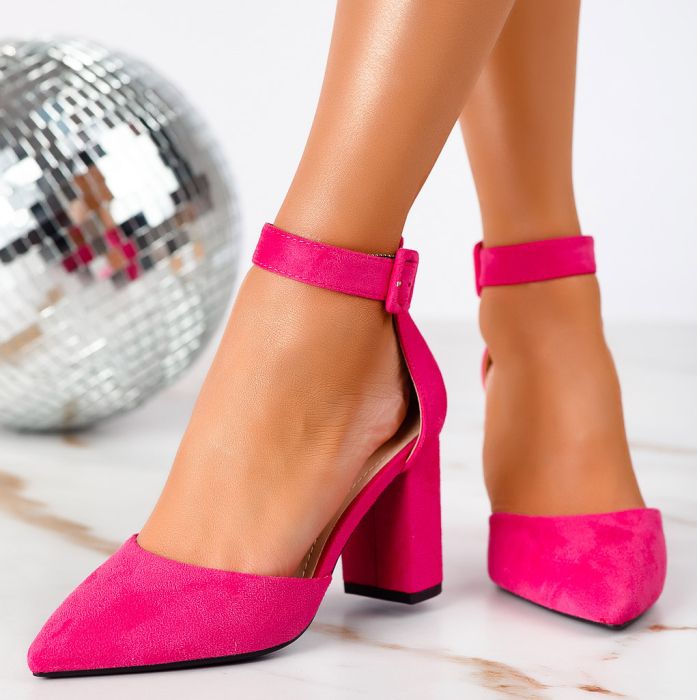 Дамски обувки с ток Josie2 фуксия #13317